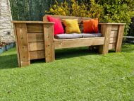 Duo champêtre en bois massif – Image 3