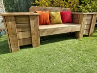 Duo champêtre en bois massif – Image 2