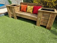 Duo champêtre en bois massif – Image 5