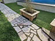 Jardinière terre a terre en bois massif – Image 3