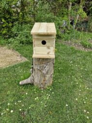 Nichoir oiseaux en bois massif – Image 3