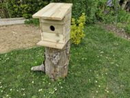 Nichoir oiseaux en bois massif – Image 2