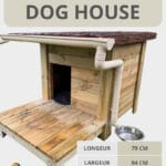 Niche - House Dog en bois massif