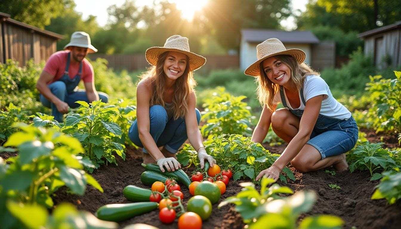 découvrez comment les jardiniers de la contrie vivent un été épanouissant, entre passion, convivialité et récolte abondante dans leur potager collectif. ambiance chaleureuse et conseils pour un potager productif au rendez-vous !