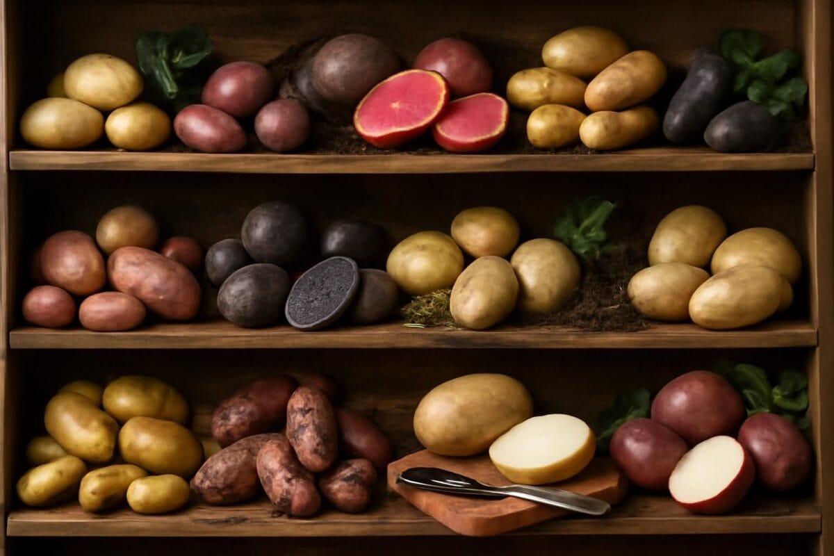 Découvrez toutes les variétés de pommes de terre, leurs caractéristiques et leurs meilleurs usages en cuisine pour des recettes savoureuses et adaptées à chaque type de plat.